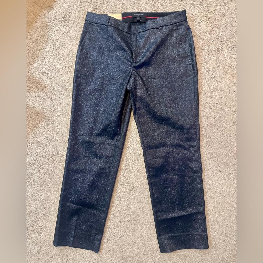Banana Republic Sparkling Black Trousers